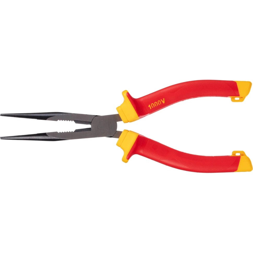 Длинногубцы диэлектрические Topfort 200 мм (VDE 584С1) Длинногубцы диэлектрические Topfort 200 мм (VDE 584С1)