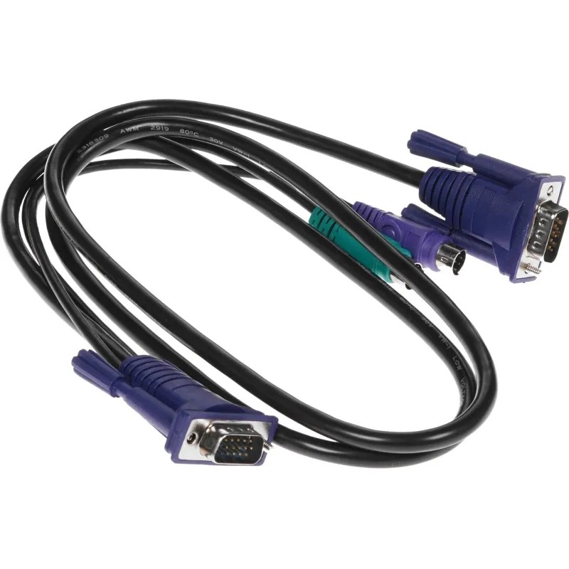 Кабель D-Link DKVM-CB/1.2M/B1A KVM VGA and 2xPS/2 for DKVM-4K/B, 1.2m