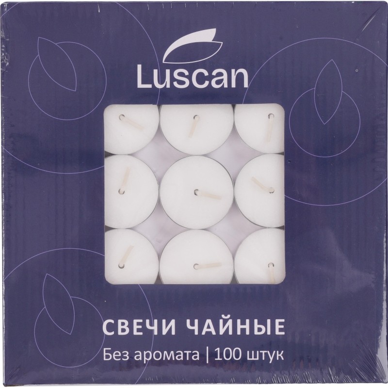 Свеча чайная Luscan 100 шт/уп