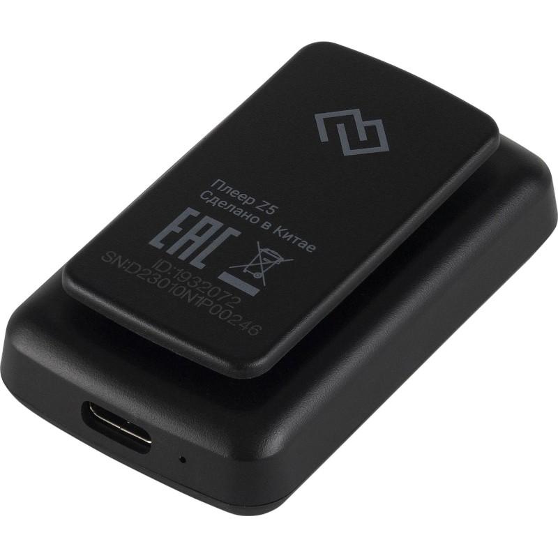 Плеер MP3 Digma Z5, Hi-Fi Flash, BT 16Gb черный/1.54/FM/microSD/microSDHC