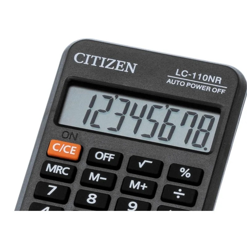Калькулятор карманный Citizen LC-110NR 8 разряд.б ата