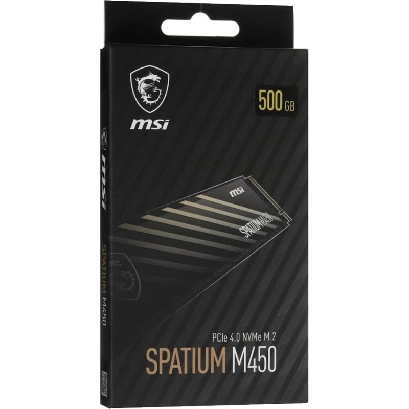 SSD накопитель MSI SPATIUM M450 500GB V1 M.2 PCIE4.0x4(S78-440K380-P83)