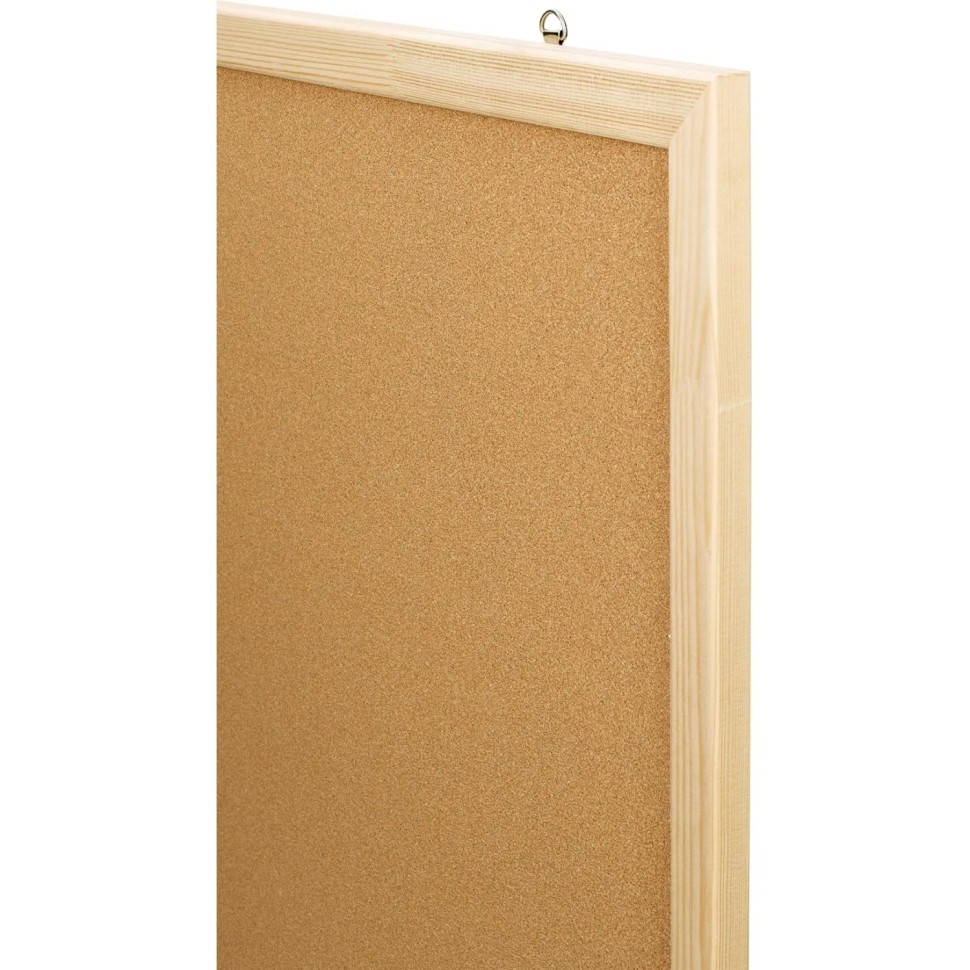 Доска пробковая в деревянном П-образном профиле 45х60см Доска пробковая в деревянном П-образном профиле 45х60см