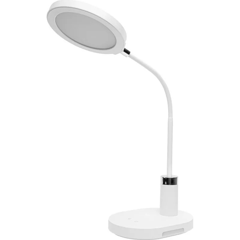 Светильник Ultraflash UF-803 C01 бел (Led настол,круг, 12Вт, 3ур. ярк.CCT)