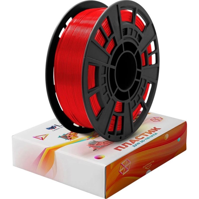 Катушка PLA+ пластик LIDER-3D Красный