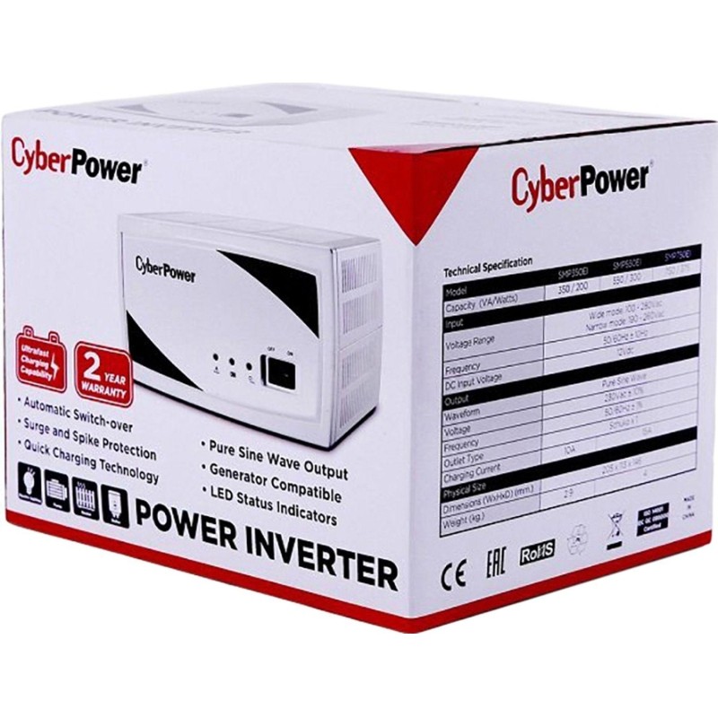 ИБП CyberPower SMP550EI для котла 550VA/300W чистый синус (SMP550EI)