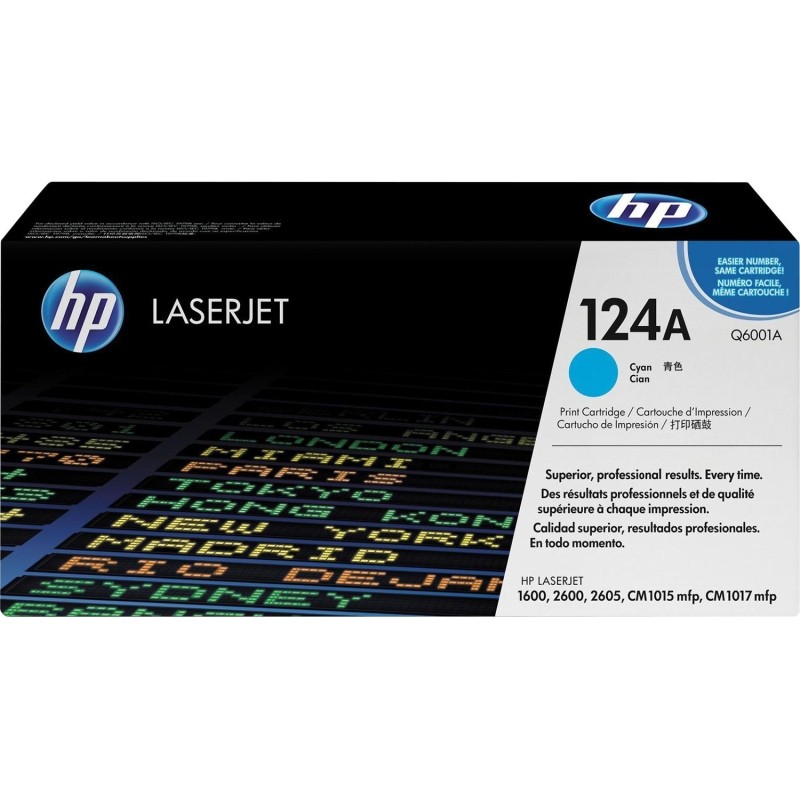 Картридж лазерный HP 124A Q6001A гол. для CLJ 1600/ 2600