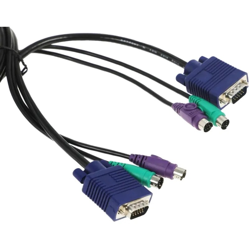 Кабель D-Link DKVM-CB/A4A KVM VGA and 2xPS/2 connectors for DKVM-4K, 1.8m