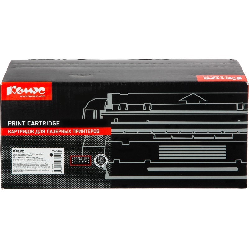 Тонер-картридж Комус TK-3440 чер. для Kyocera PA6000x/MA6000ifx