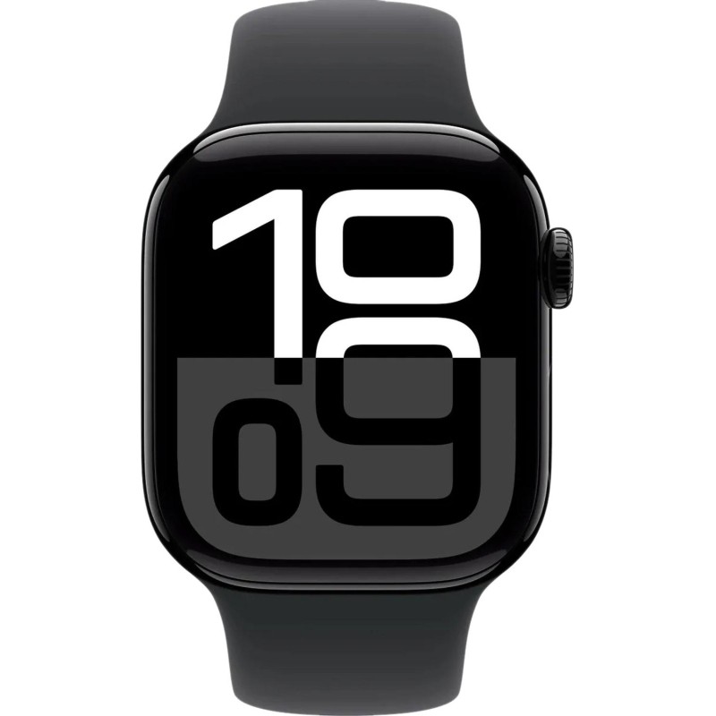 Смарт-часы Apple Watch Series 10 A2986 42мм OLED черный (MWWE3LW/A)