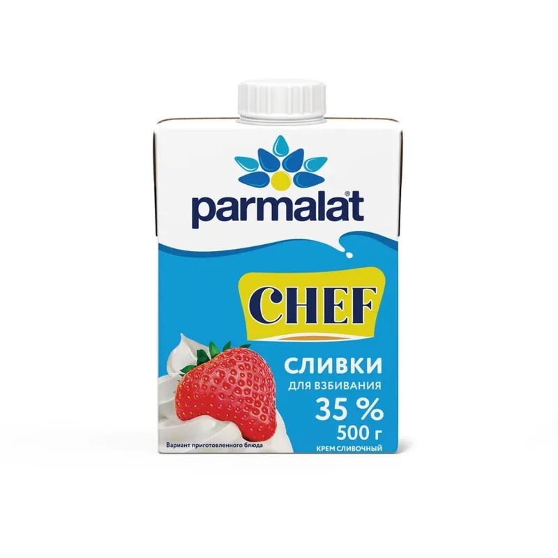 Сливки Parmalat стерил. 35% 0,5 л. т/пак
