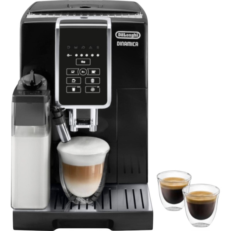 Кофемашина De&#039;Longhi ECAM350.50.B, черная, с автоматическим капучинатором