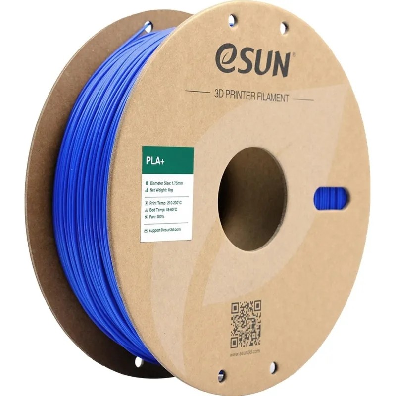 Катушка PLA+ пластика ESUN 1.75 мм 1кг., синяя (PLA+175U1)