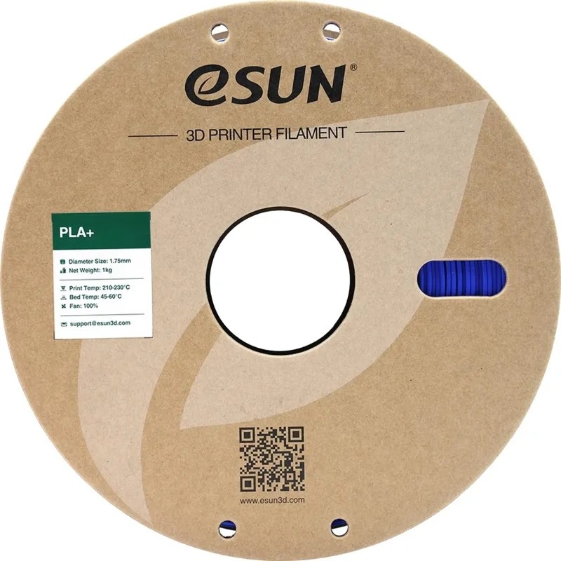 Катушка PLA+ пластика ESUN 1.75 мм 1кг., синяя (PLA+175U1)