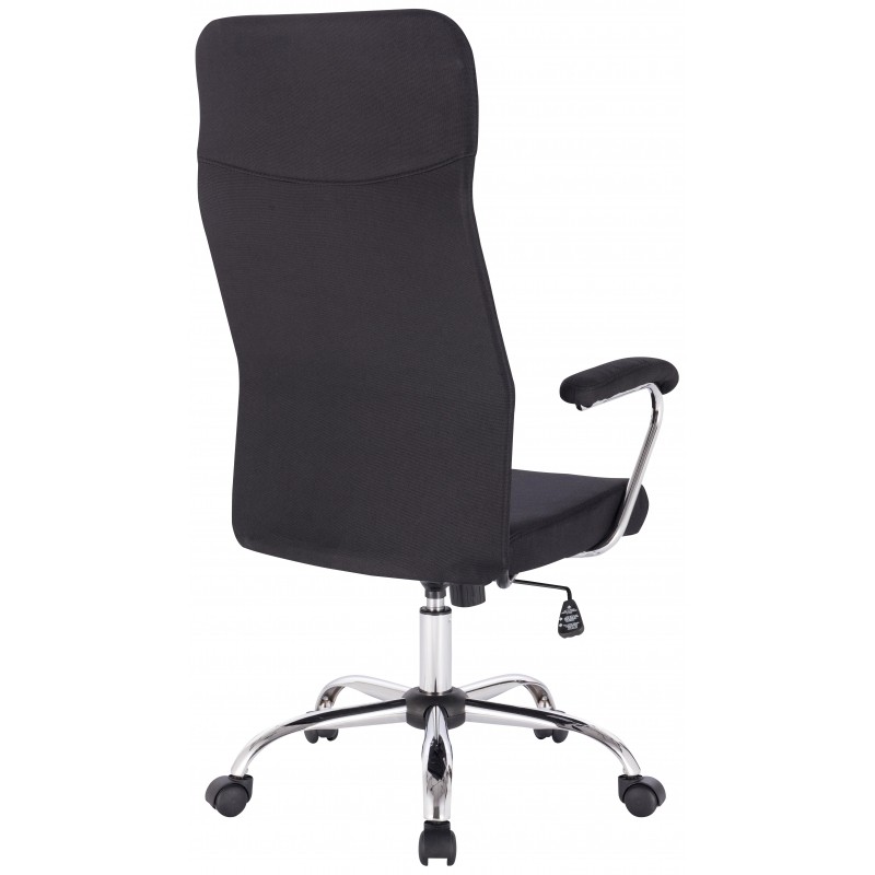 Кресло BN_Sp_EChair-590 TC ткань черный, хром