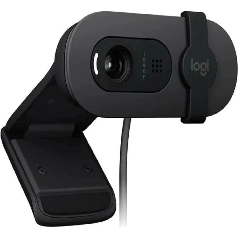 Веб-камера Logitech HD Brio 100 черн.2Mpix 1920x1080 USB-A,микр(960-001587)