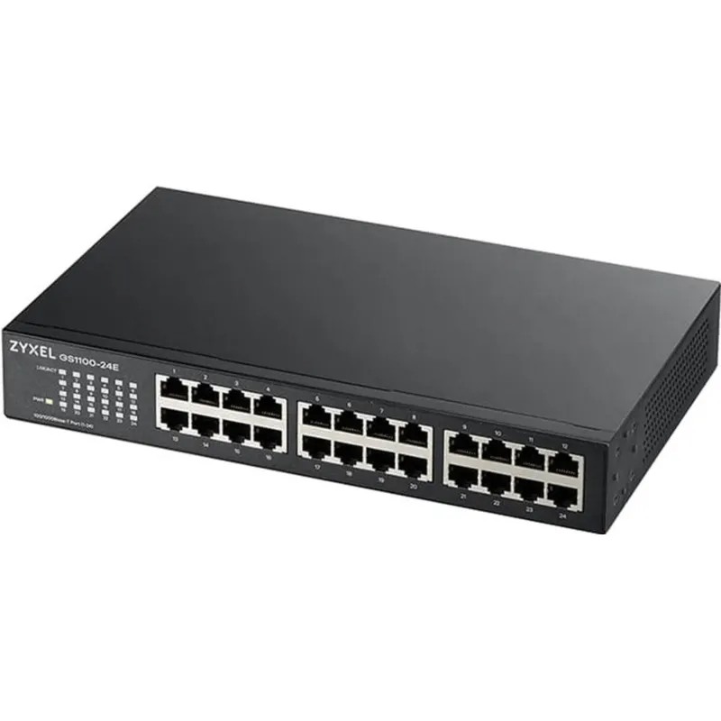 Коммутатор Zyxel (GS1100-24E-EU0103F) 24xGE, rack 19
