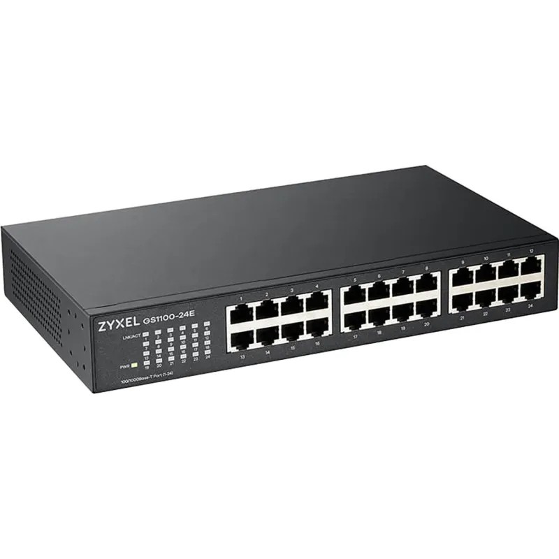 Коммутатор Zyxel (GS1100-24E-EU0103F) 24xGE, rack 19