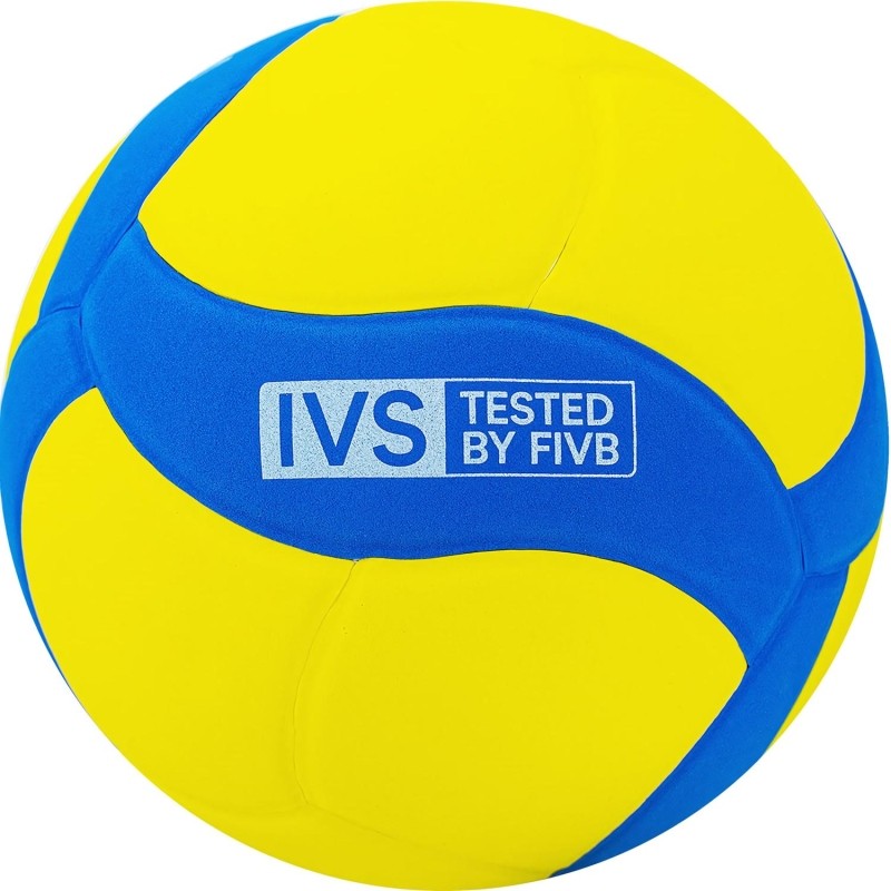 Мяч волейб. трен. MIKASA VS170W-Y-BL, р. 5 облегченный FIVB желто-синий