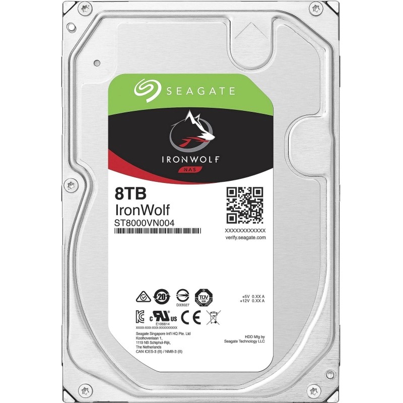 Жесткий диск Seagate Seagate Ironwolf 8TB, SATA, 7200rpm 256MB(ST8000VN004)