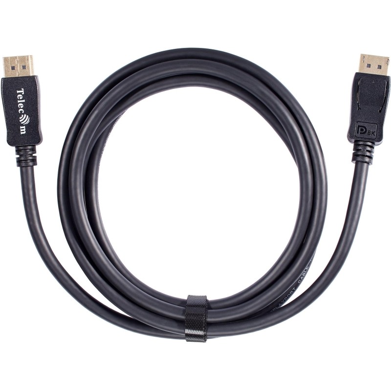 Кабель DP-DP соединительный 1.4V 8K@60Hz  2м , Econom, Telecom (TCG745C-2M)