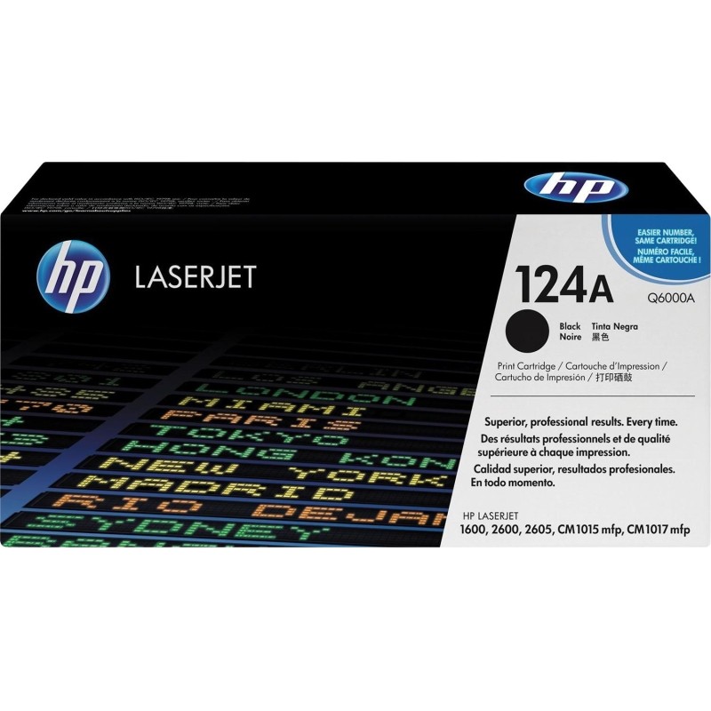 Картридж лазерный HP 124A Q6000A чер. для CLJ 1600/ 2600
