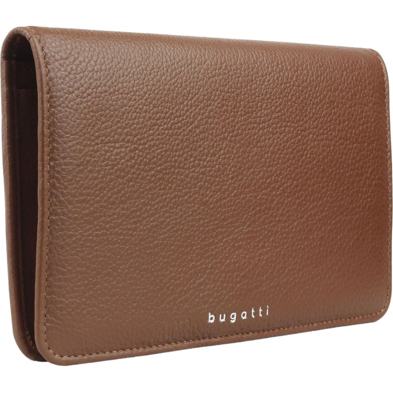 Кошелек жен BUGATTI Lady Top, коньячн,натур волов кож,19,5х2х11,2, 49610207
