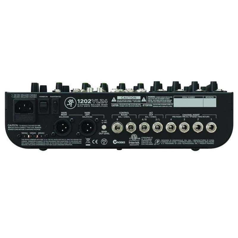 Микшерный пульт Mackie 1202 VLZ 4, 12-канальный