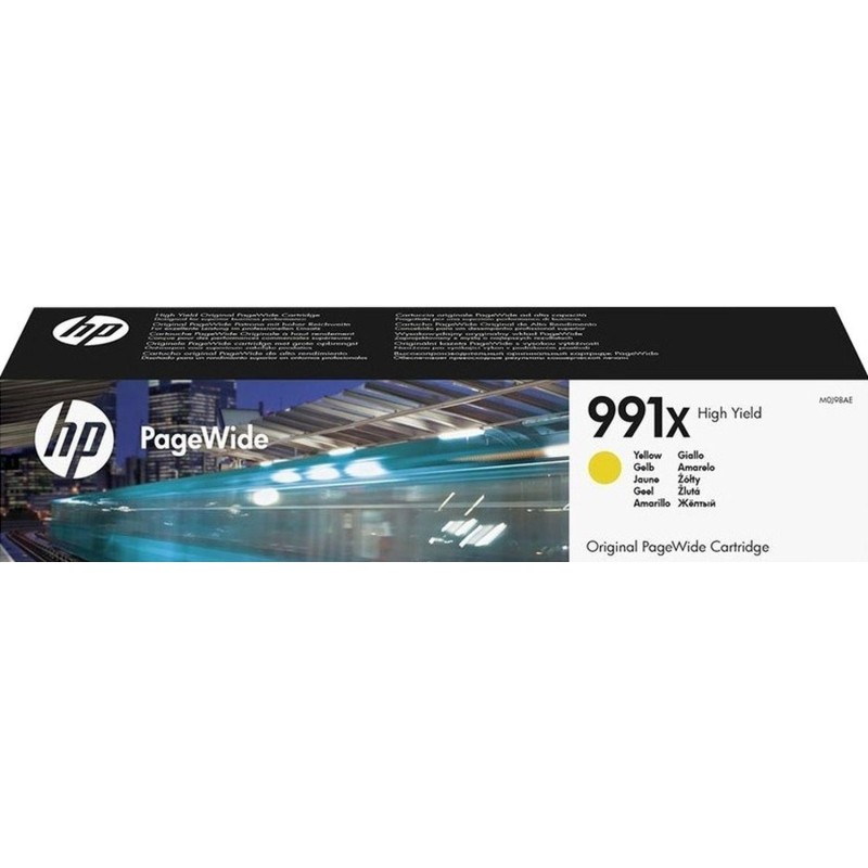 Картридж струйный HP 991X M0J98AE жел. пов.емк. для PW Pro 750/772/777
