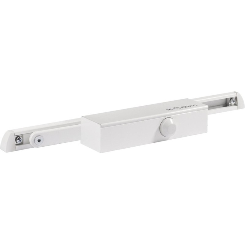 Доводчик дверной Нора-М 820 Slider (70 кг) со скольз. тягой (белый)