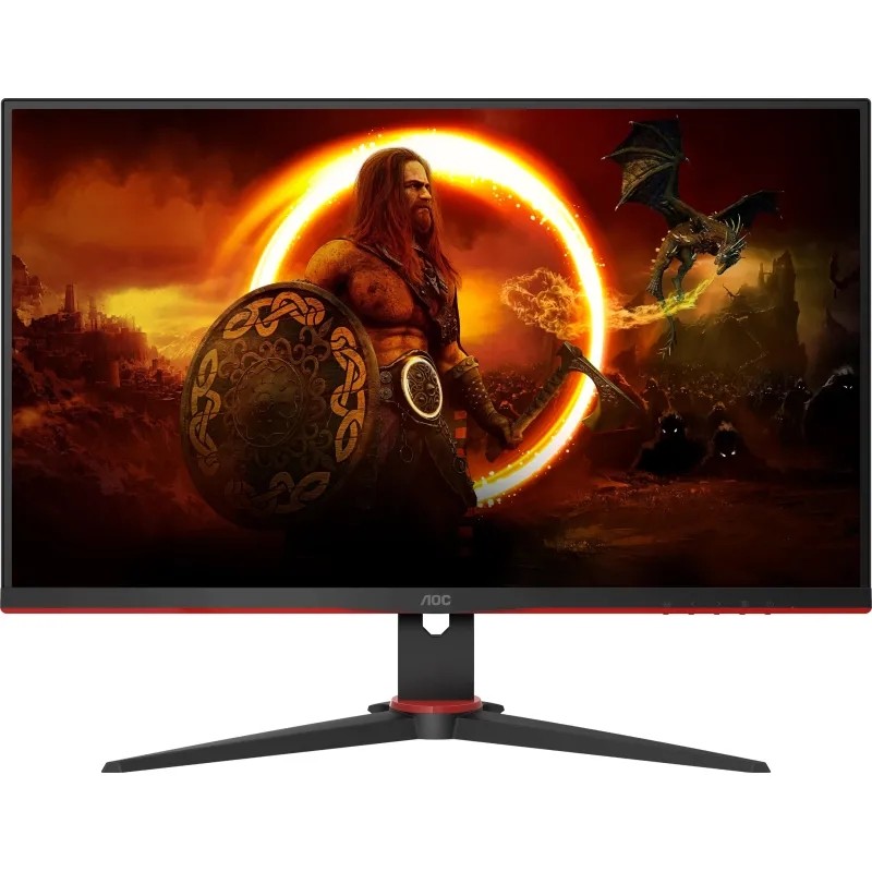 Монитор AOC 27 Q27G2E черный/красный VA LED 1ms 250cd 155Hz
