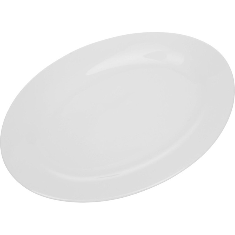 Блюдо овальное Chan Wave Classic, фарфор, белое, 300мм, фк0128