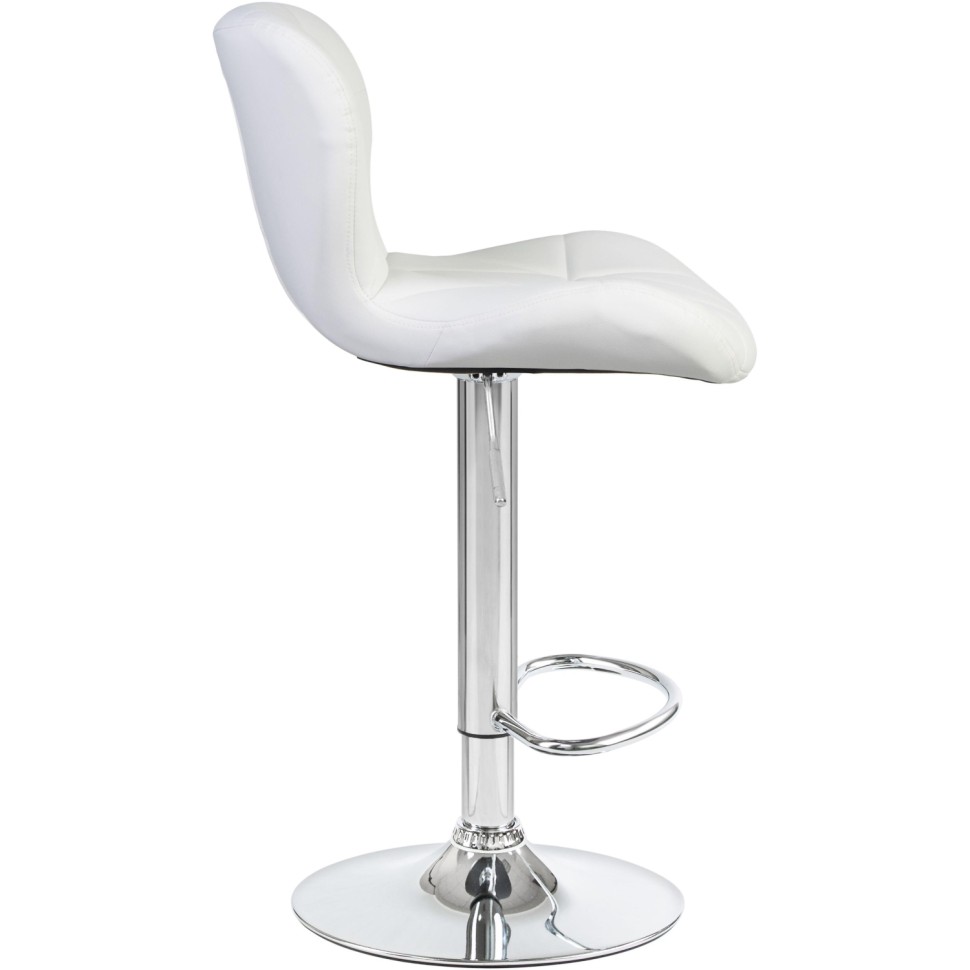 Стул барный LO_DOBRIN BARNY LM-5022-N белый/хром 2шт/уп