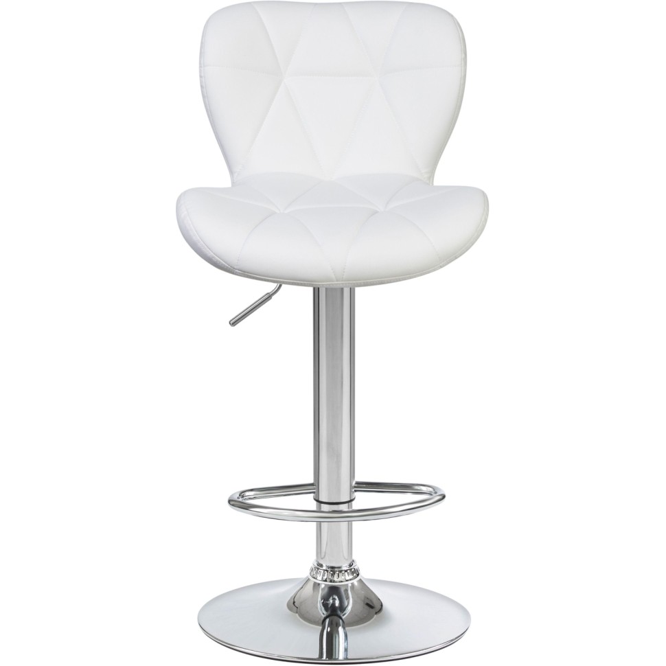Стул барный LO_DOBRIN BARNY LM-5022-N белый/хром 2шт/уп