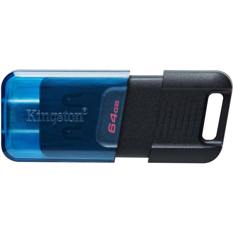 Флеш-память Kingston DataTraveler 80M, 64 Гб, OTG USB Type-C