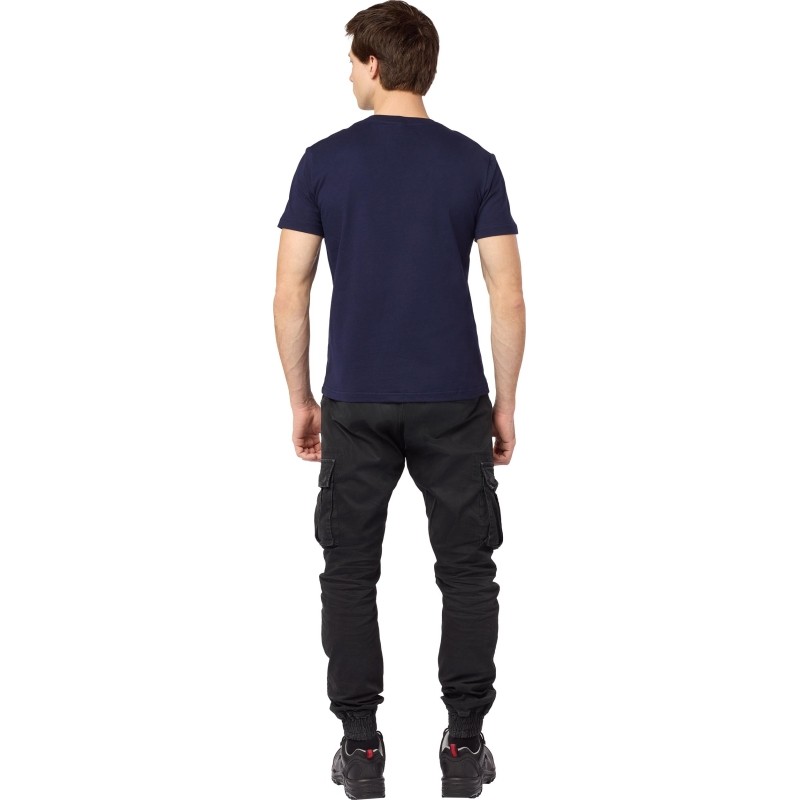 Футболка (160 г.) с кор.рукавом синяя 5XL(ЗД594075)