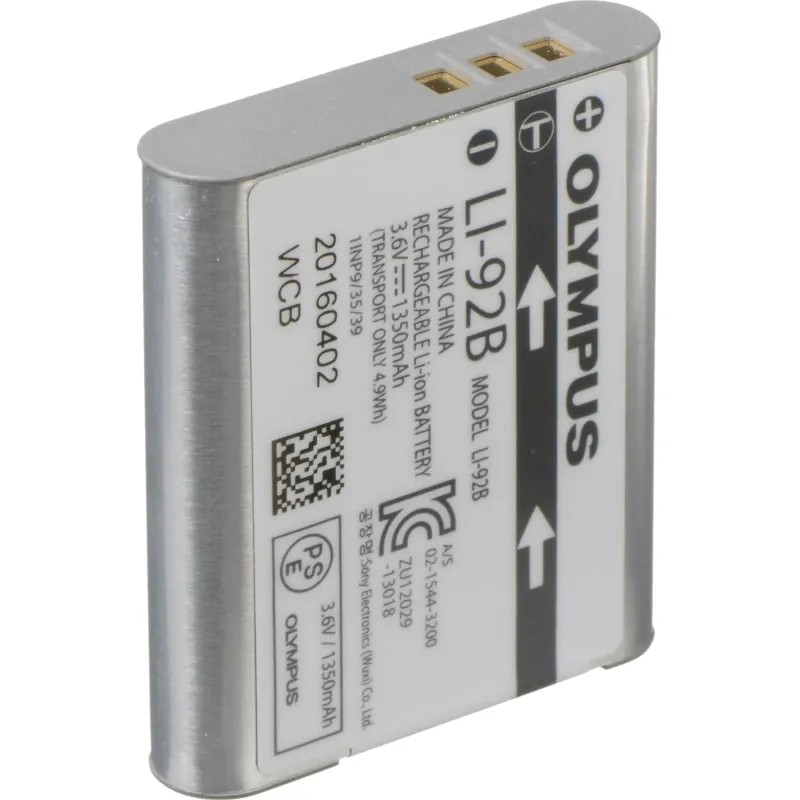 Аккумулятор Olympus Li-92B для Tg-5/6