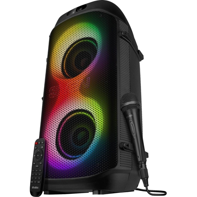 Акустическая система Sven PS-850, 2x50Вт (RMS), BT/FM/USB/SD, мкф, аккум