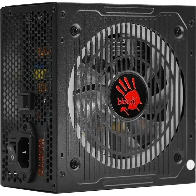 Блок питания Bloody (BD-PS750G-MR)ATX 80+(20+4pin)APFC 120/fan Cab/Man