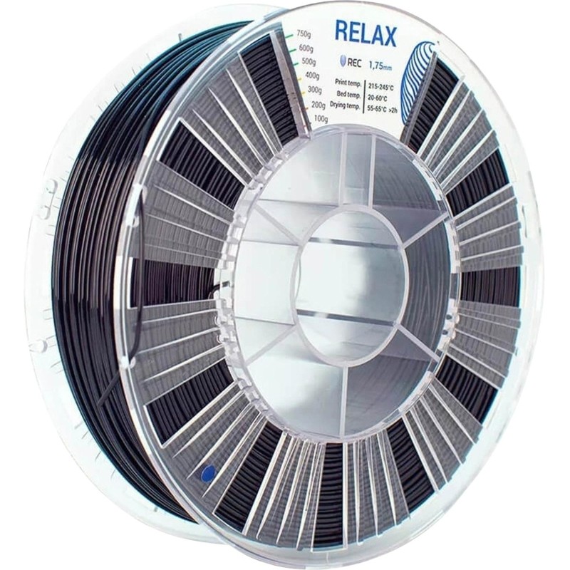 Катушка RELAX пластик REC 1.75мм черный