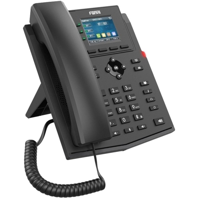 IP-телефон Fanvil X303P 2xE 10/100, 2,4, HD voice, 4 SIP, Opus+IPV6,PSU,POE