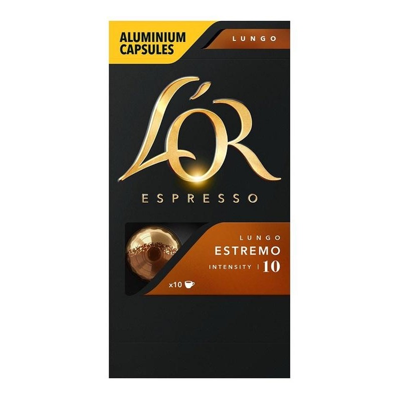 Кофе в капсулах L&#039;OR Espresso Lungo Estremo,10шт/уп