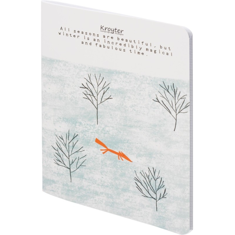 Тетрадь общая Kroyter А5,48л,клетка,скрепка Season, 2 шт/уп.66052