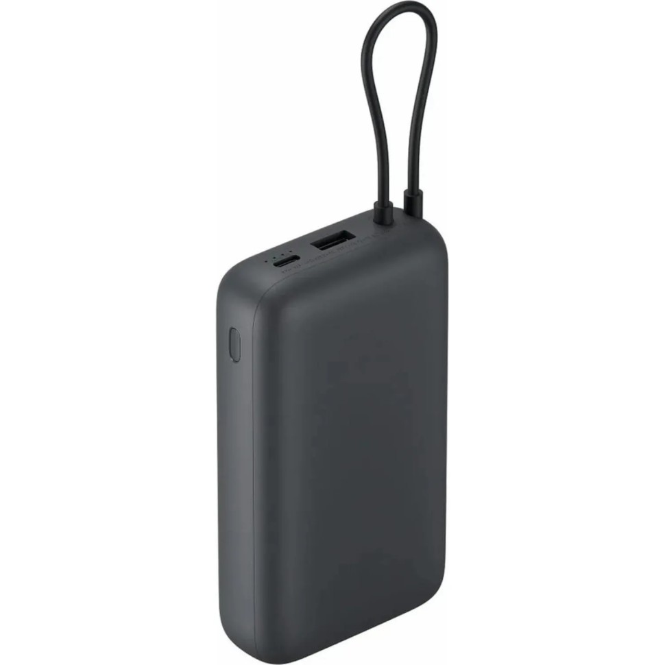 Внешний аккумулятор с встр.каб. Xiaomi BHR9740GL 20000mAh GL Dark Gray