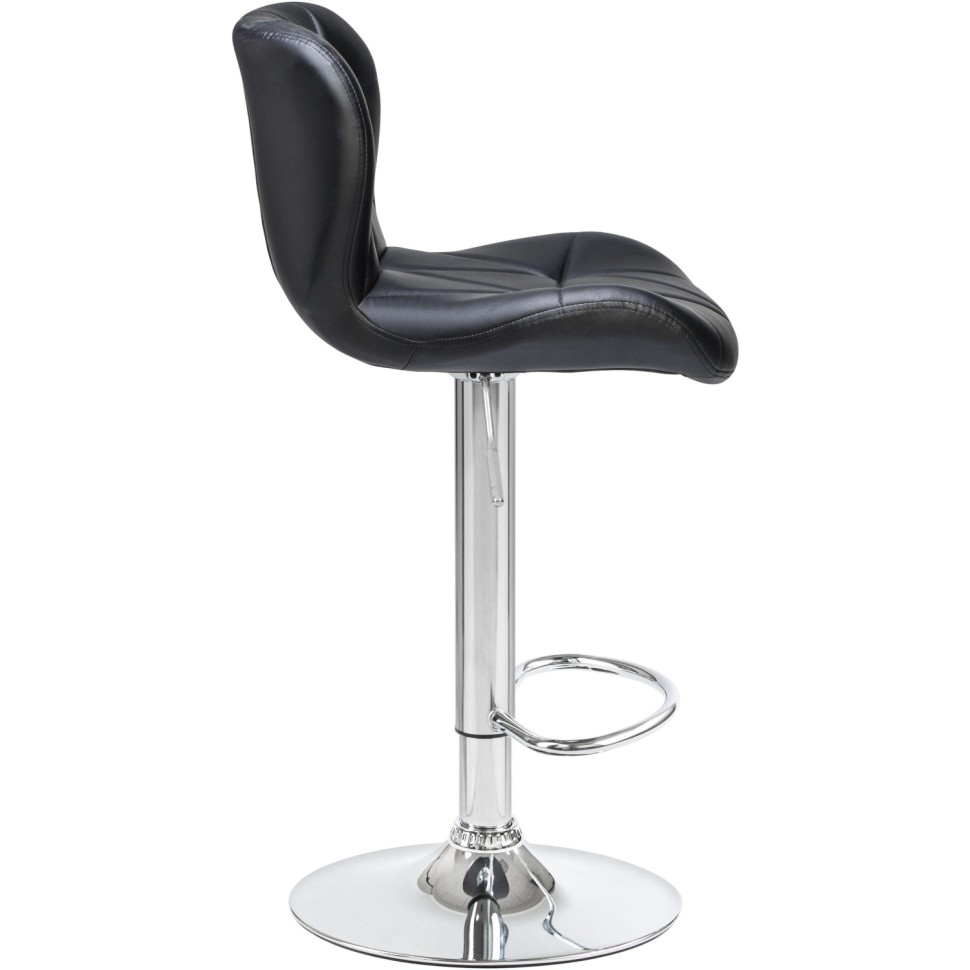 Стул барный LO_DOBRIN BARNY LM-5022-N черный/хром 2шт/уп