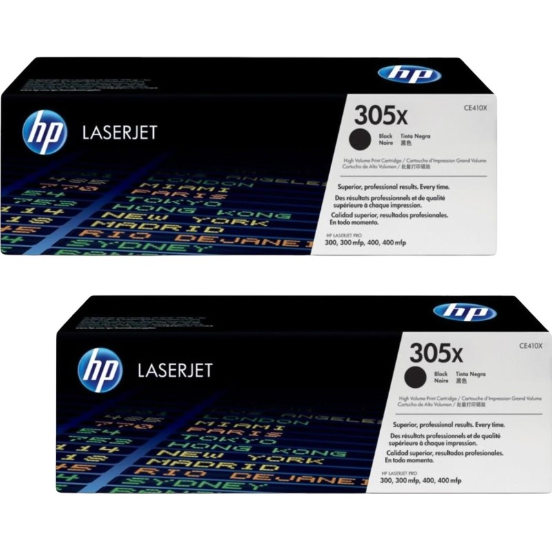 Картридж лазерный HP 305X CE410XD чер. для CLJ Pro 300 Color M351(2шт/уп)