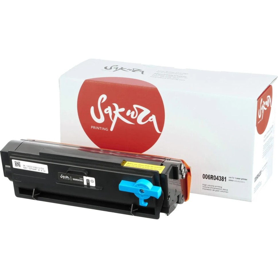 Тонер-картридж Sakura 006R04381 чер. св.пов.емк. для Xerox B305/B310/B315 Тонер-картридж Sakura 006R04381 чер. св.пов.емк. для Xerox B305/B310/B315
