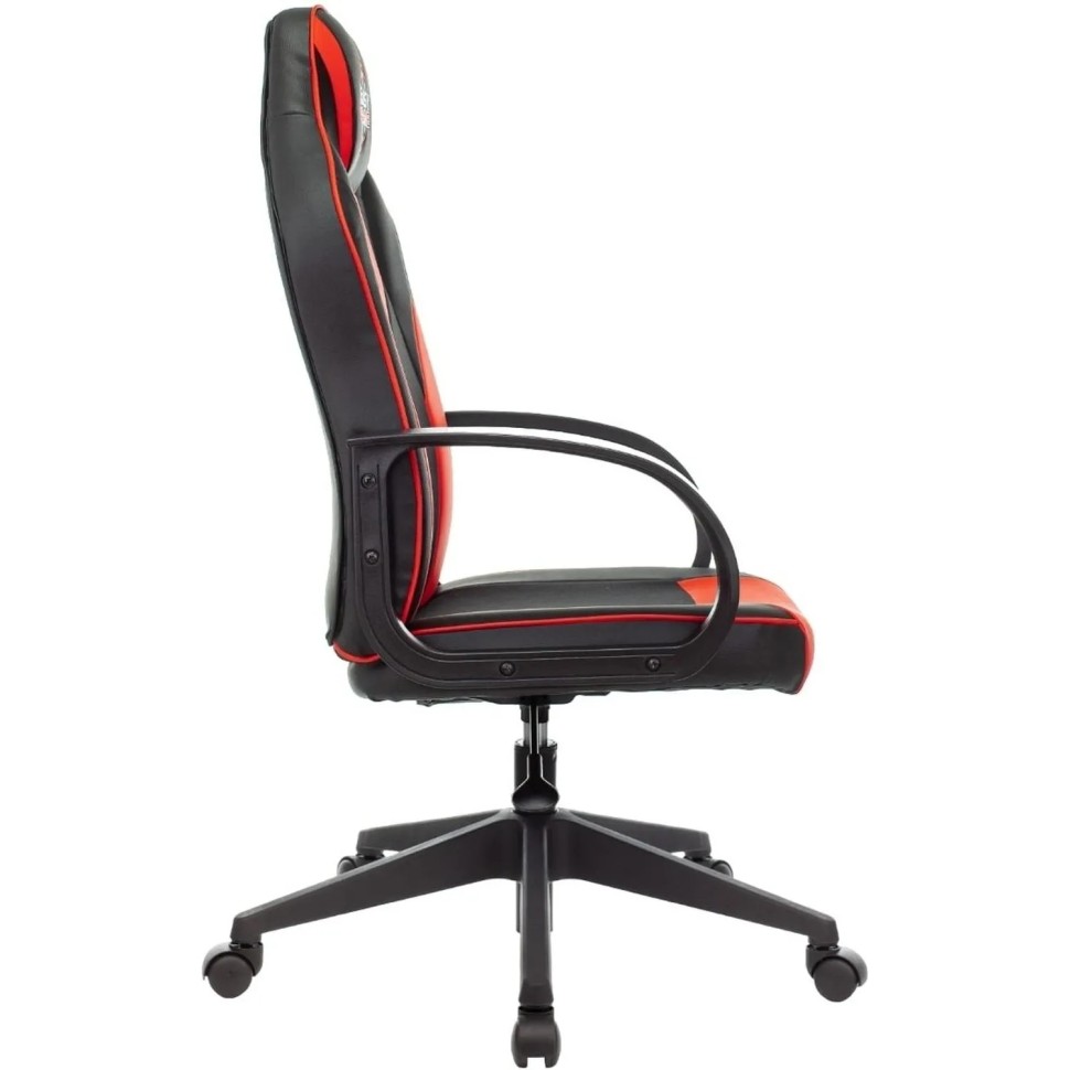 Кресло VB_Echair Easy Game-905 TPU кожзам черный/красный пластик