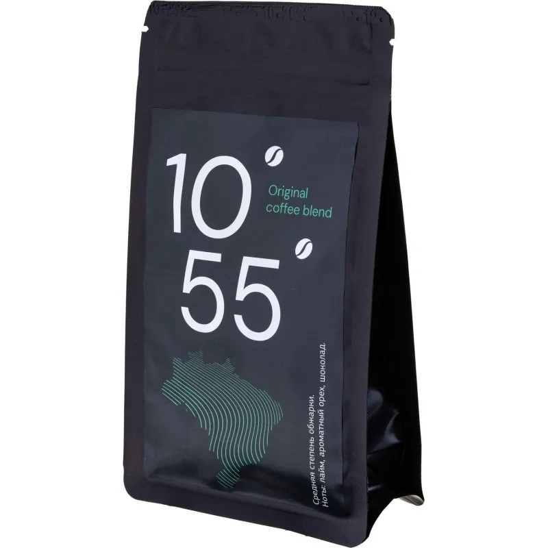 Кофе жареный в зернах 10/55 Original coffee blend, 100% Арабика, 100г(демо)