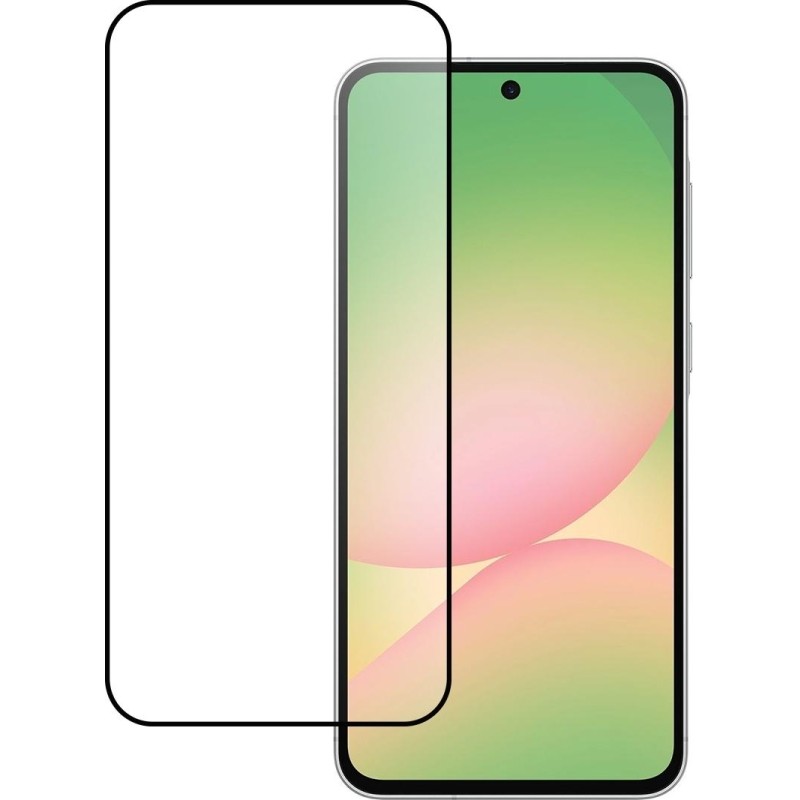 Защитное стекло PERO для Samsung A56, черное